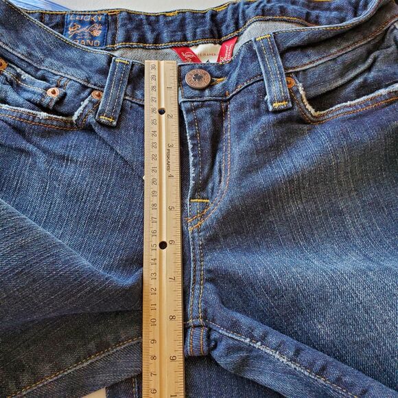 Lucky Brand Jeans Womens 6/28 Lola Boot Cut Blue Dark Wash Denim Casual Preppy - Picture 6 of 16